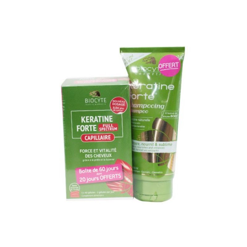 Biocyte Hair Pack Forte Caps 40 + Sh 200ml