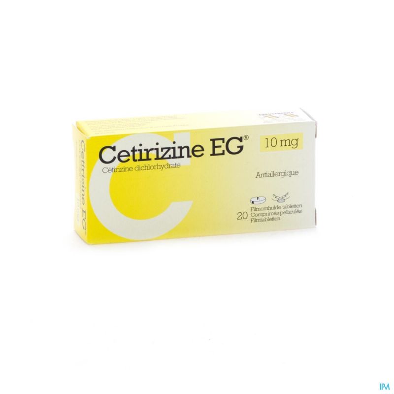 Cetirizine Eg Comp 20 X 10mg