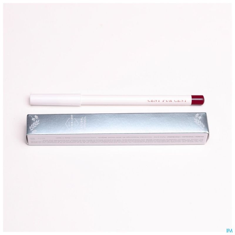Cent Pur Cent Crayon Levres Mineral Peche
