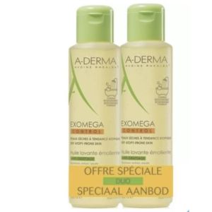 Aderma Exomega Control Huile 2x500ml Promo -50%