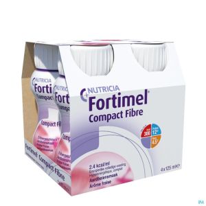 Fortimel Compact Fibre Fraise Bouteilles 4x125ml