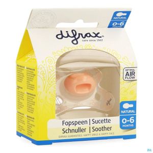 Difrax Sucette Natural 0-6 M Girl