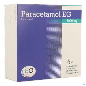 Paracetamol Eg 1000mg Comp Eff. 20x1000mg