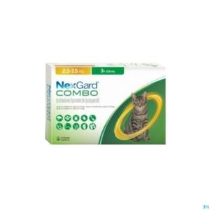 Nexgard Combo Spot-on Chat 2,5-7,5kg Sol 3x0,9ml