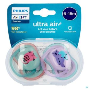 Philips Avent Sucette Air Chat +6m