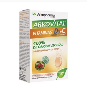 Arkovital Acerola 1000 Vit C + D3 Eff. Comp 20