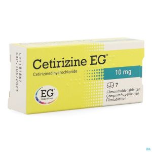 Cetirizine Eg Comp 7 X 10mg