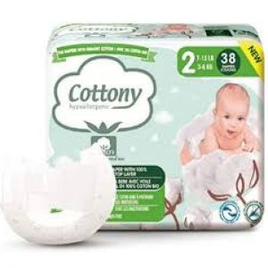 Cottony Baby Diapers Size 2 3 - 6kg 38