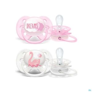 Philips Avent Sucette 0m+ Soft Girl