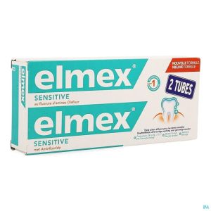 Elmex Sensitive Dentifrice Duo Tube 2x75ml