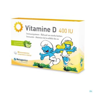 Vitamine D 400iu Metagenics Schtroumpfs Comp 168