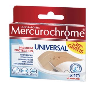 Mercurochrome Bande Universal 10+3 Promo