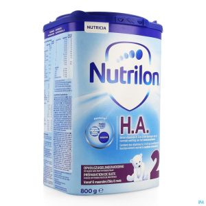 Nutrilon 2 Ha Lait De Suite Apres Ha1 Pdr 800g