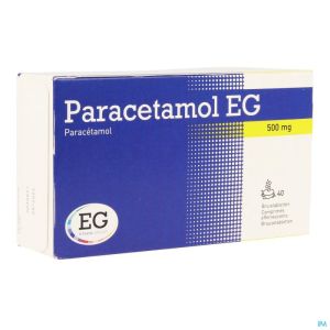 Paracetamol Eg 500mg Comp Eff. 40x500mg