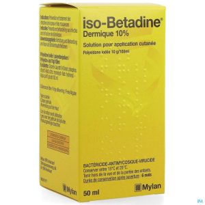 Iso Betadine Dermique 10% Sol Fl 50ml