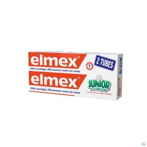 DENTIFRICE ELMEX® JUNIOR TUBE 2x75ML