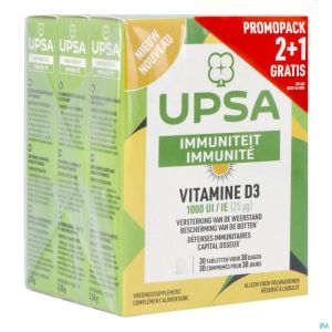 Upsa Vitamine D3 Comp 3x30