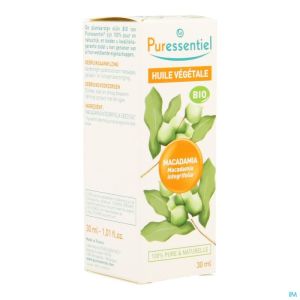 Puressentiel Huile Vegetal Bio Macadamia 30ml