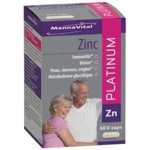 Mannavital zinc platinum v-caps  60