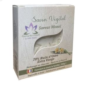 Savon végétal 70% huile d’olive senteur monoi