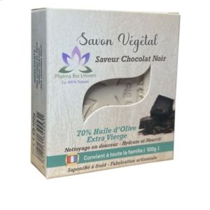 Savon végétal 70% d’huile d’olive senteur chocolat noir