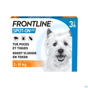 Frontline Spot On Chien 2-10kg Pipet 3x0,67ml