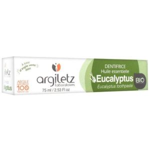 Argiletz dentifrice eucalyptus bio tube 75ml