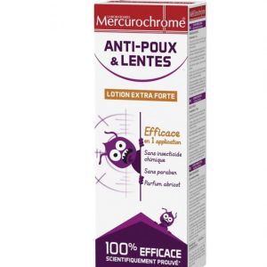 Mercurochrome Lotion Xtra Forte A/poux&lentes100ml