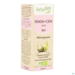 Herbalgem Fem50+gem Complexe Femme 50+ 15ml