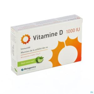 Vitamine D 1000iu Metagenics Comp 84