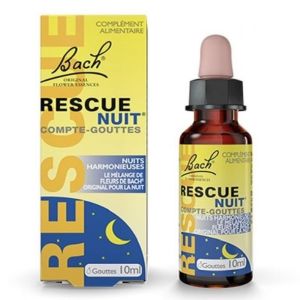 Bach rescue gouttes nuit    10ml