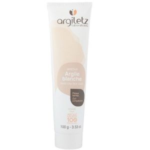 Argiletz masque argile blanche pret a emploi  100g