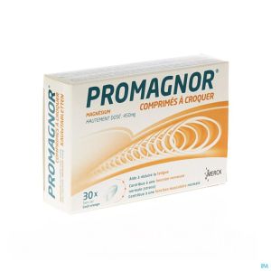 Promagnor Citron S/sucre Comp A Croquer 30x450mg