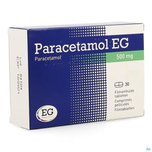 Paracetamol Eg 500mg Comp Pell 30