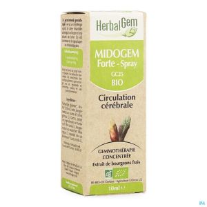 Herbalgem Midogem Forte Cplx Circul.cerebr.spr10ml