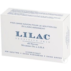 Lilac Sensitive Skin Pain Sans Savon Pour Le Soutien De L’Éclaircissement 100g