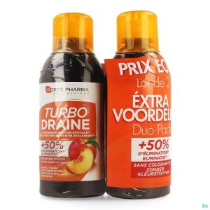 Turbodraine The Vert Peche Duo 2x500ml