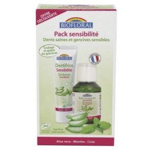 Biofloral Pack Sens. Dentif.75ml+bain Bouche100ml