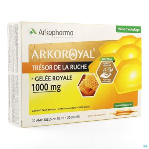 Arkoroyal gelee royale 1000mg amp 20x10ml