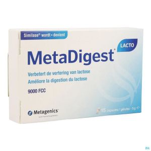 Metadigest Lacto Caps 15 26539 Metagenics