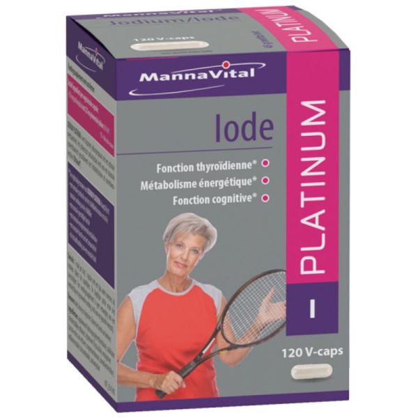 Mannavital iode platinum v-caps 120