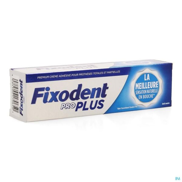 Fixodent Pro Plus 0% Pate Adhesive 40g