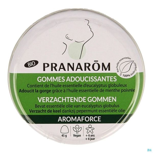 Aromaforce Bio Gommes Adoucissantes Eucalyptus 45