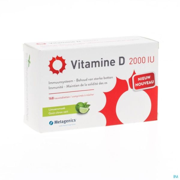 Vitamine D 2000iu Metagenics Comp 168