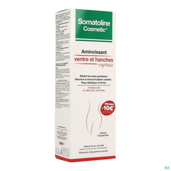 Somatoline Cosm. Ventre & Hanches Expr.250ml Promo