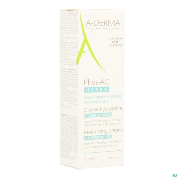 Aderma Phys-ac Hydra Creme Compensatrice Tube 40ml