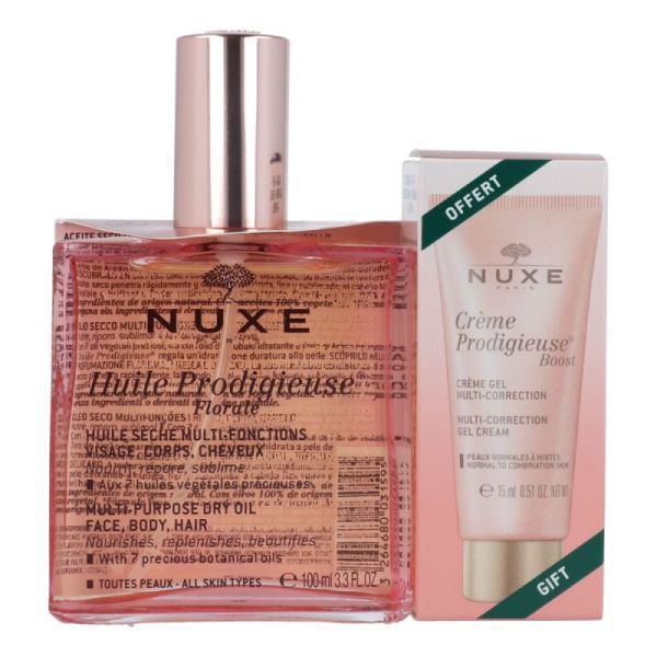 Nuxe Huile Prodigieuse Flor100ml+cr Prod Boost15ml