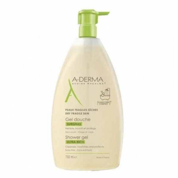 Aderma gel douche surgras 750ml