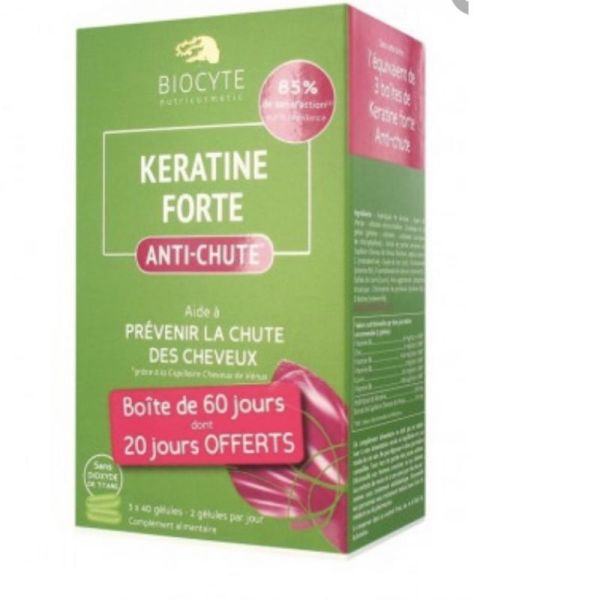 Biocyte Keratine Forte A/chute Caps 120