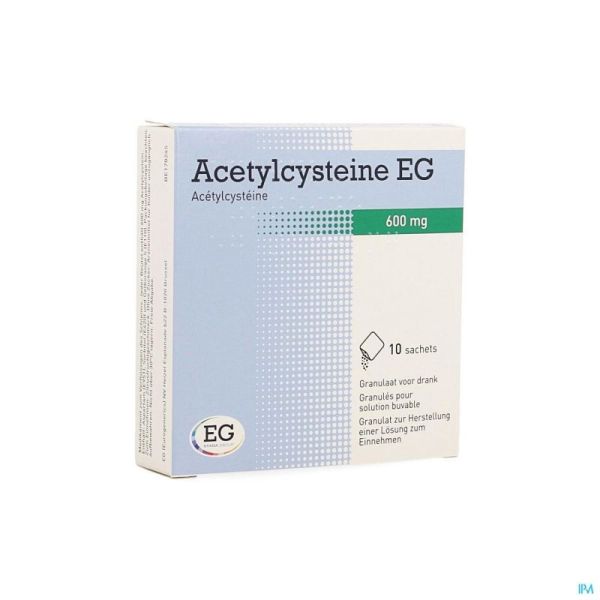 Acetylcysteine Eg Sach 10x600mg